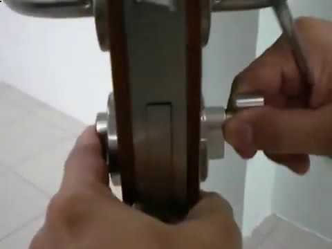 Замена личинки врезного замка